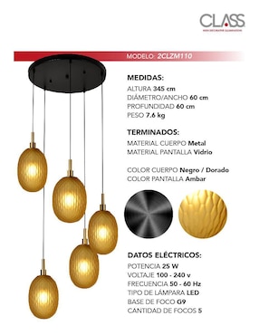 Lámpara colgante LED Class