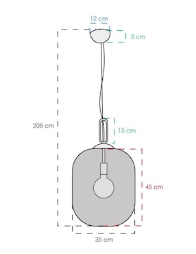 Lámpara colgante LED Class