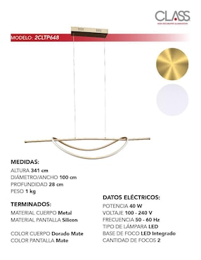 Lámpara colgante LED Class