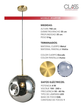Lámpara colgante LED Class
