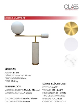 Lámpara de mesa LED Class