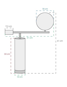 Lámpara de mesa LED Class