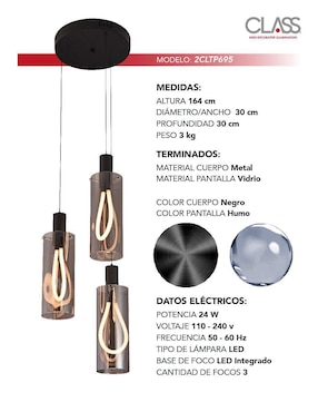 Lámpara colgante LED Class