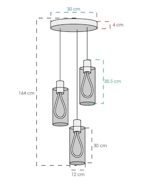 Lámpara colgante LED Class
