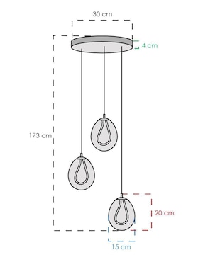 Lámpara colgante LED Class