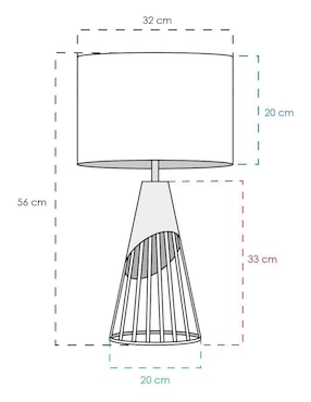 Lámpara de mesa LED Class