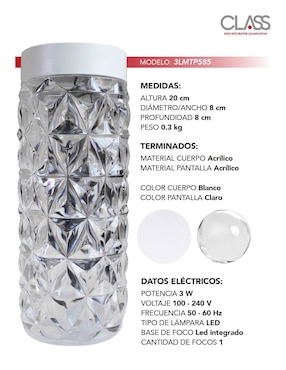 Lámpara de mesa LED Class