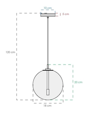 Lámpara colgante LED Class