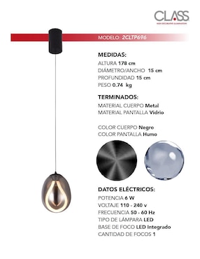 Lámpara colgante LED Class