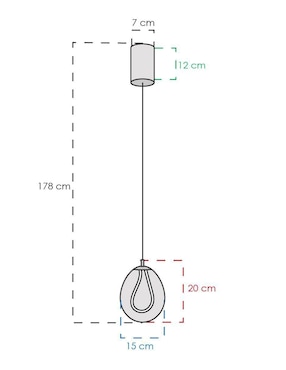 Lámpara colgante LED Class