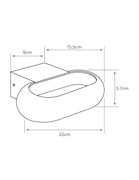 Arbotante LED Tecnolite Alphecca