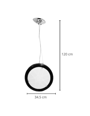 Lámpara colgante Incandescente y LED Laiting