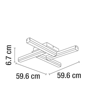 Lámpara de techo LED Calux