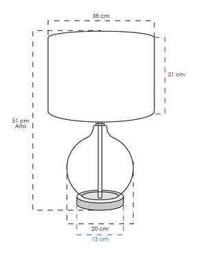 Lámpara de mesa LED Class