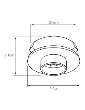 Plafón LED Tecnolite Rotan II Direct
