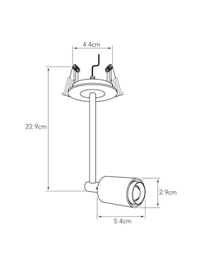 Plafón LED Tecnolite Rotan IV Spot