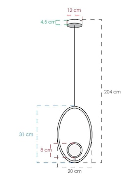 Lámpara colgante LED Class