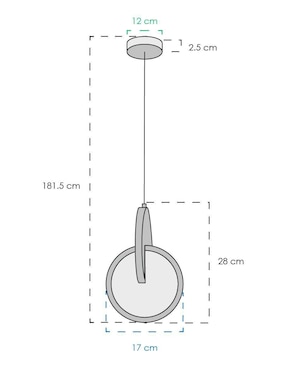 Lámpara colgante LED Class