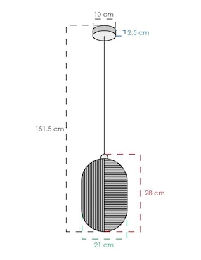 Lámpara colgante LED Class