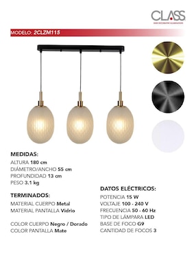 Lámpara colgante LED Class