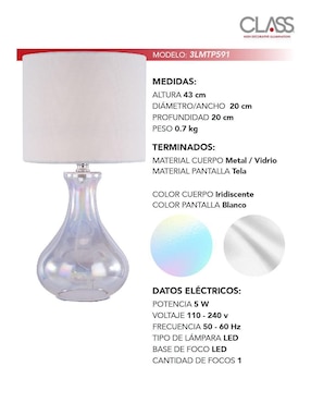Lámpara de mesa LED Class