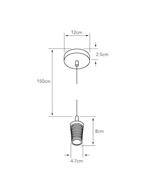 Lámpara colgante Tecnolite led