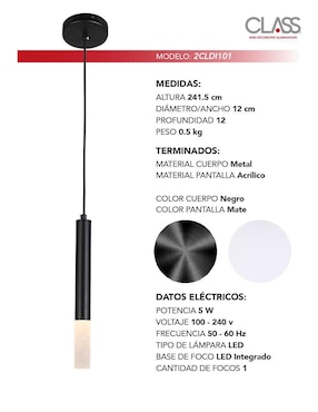 Lámpara colgante LED Class