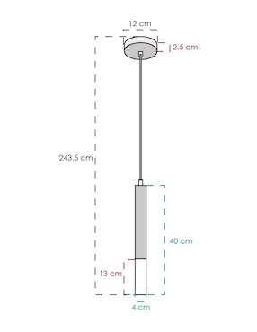 Lámpara colgante LED Class