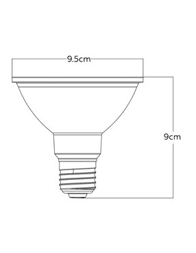 Foco LED Tecnolite 13 W de consumo 75 W de iluminación 1000 lm lúmenes
