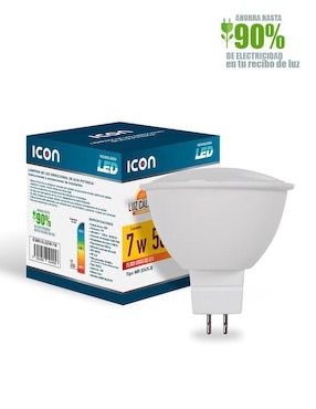 Foco LED Icon 7 W de consumo 50 W de iluminación 580 lúmenes