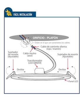 Plafón LED Icon