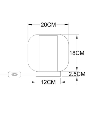 Lámapara mesa led Haus