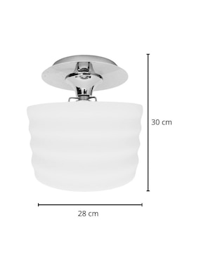 Lámpara de techo Laiting incandescente y led