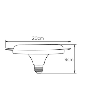 Foco LED Tecnolite 18 W de consumo 18 W de iluminación 1900 lúmenes