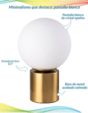 Lámpara de escritorio Incandescente y LED Mil Luces Zibal