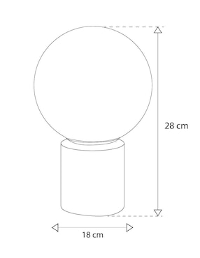 Lámpara de escritorio Incandescente y LED Mil Luces Zibal