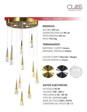 Lámpara colgante LED Class