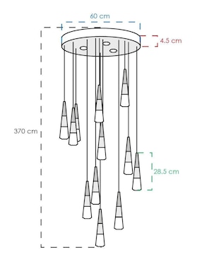 Lámpara colgante LED Class