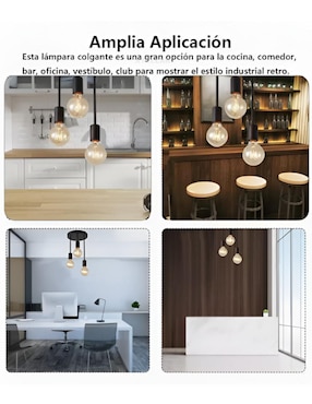 Lámpara colgante Xtellar incandescente