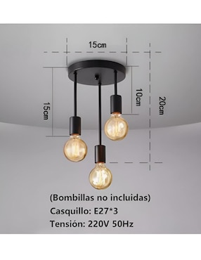 Lámpara colgante Xtellar incandescente