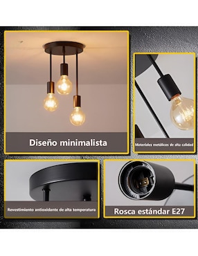 Lámpara colgante Xtellar incandescente
