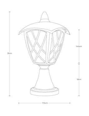 Lámpara de pie tradicional Lumimexico