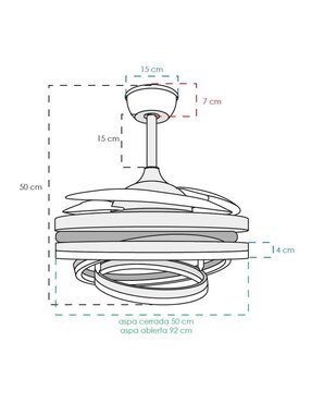 Lámpara colgante LED Class