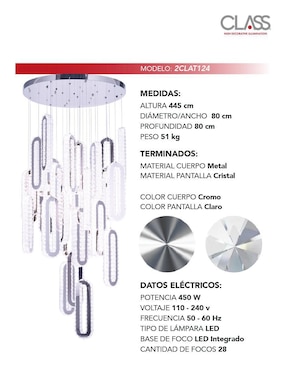 Lámpara colgante LED Class