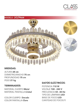 Lámpara colgante LED Class