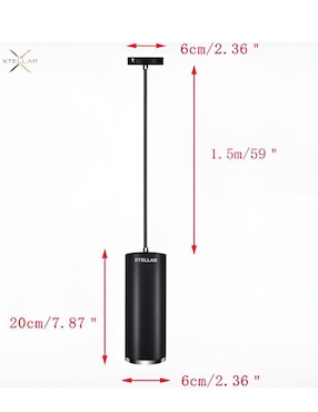 Lámpara colgante LED Xtellar
