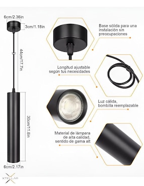 Lámpara colgante LED Xtellar