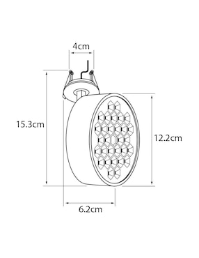 Lámpara de techo Tecnolite led