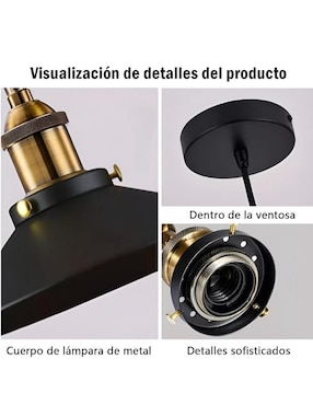 Set de lámparas colgantes incandescente Xtellar 3 piezas