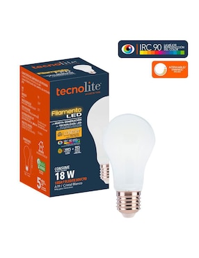 Foco LED Tecnolite 18 W de consumo 125 W de iluminación 1900 lúmenes